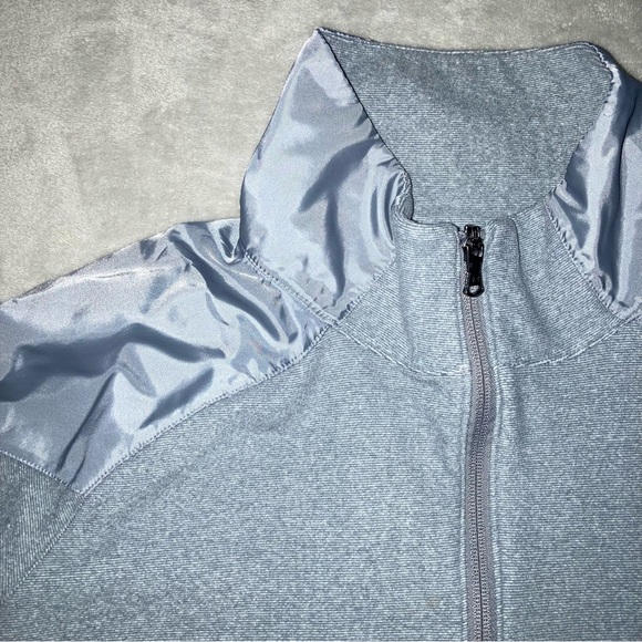 Under Armour Women s Gray Zip Up Cold Gear Loose Fitted Sweatshirt Size XS - Picture 5 of 11